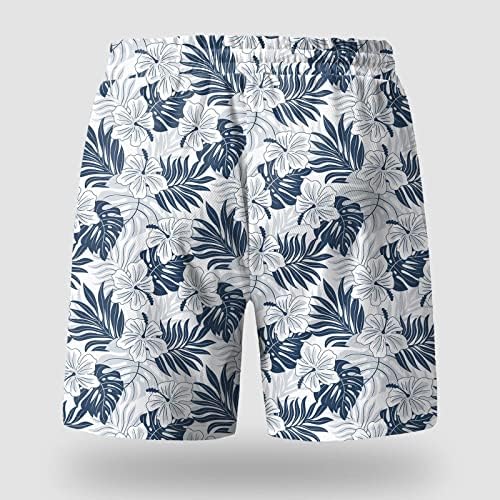 Shorts para homens shorts soltos ajuste 3d impresso na praia vintage shorts malha de mesa