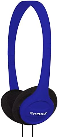 KOSS KPH7B fone de ouvido portátil portátil com faixa de cabeça ajustável - azul