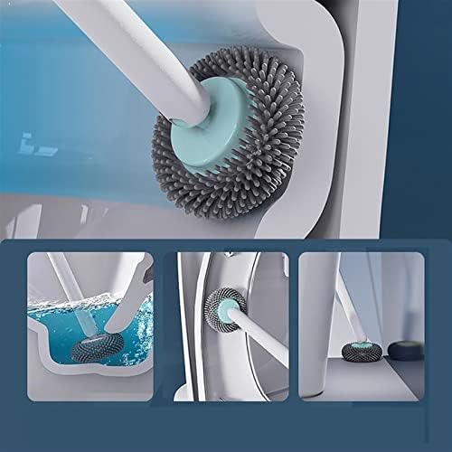 Escova de vaso sanitário de amabeamts pincel rotativo de vaso sanitário com suporte de drenagem Turnable