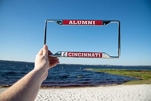 Universidade de Cincinnati Bearcats UC Metal Plate Frame para frente ou traseiro do carro oficialmente licenciado