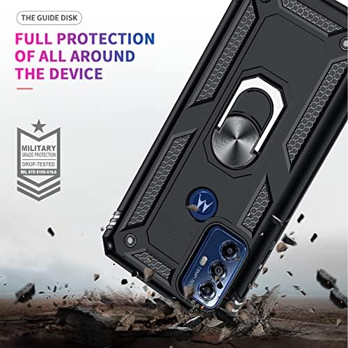 Leyi para Moto G Play 2023 Case, Motorola G Play 2023 Case com 2 PCS Protetor de tela e Metal