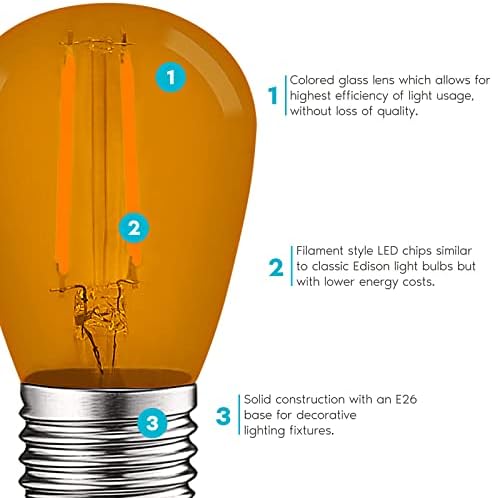 Luxrite 12-Pack S14 Edison LED LURANCE BULL