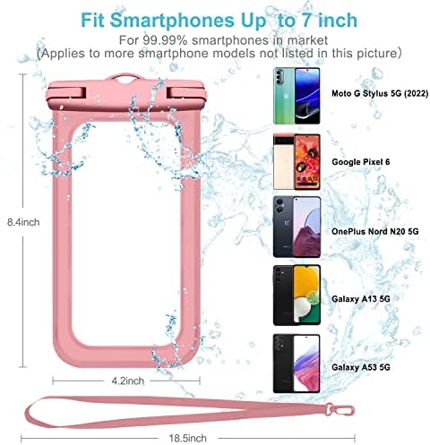 Bolsa de telefone à prova d'água flutuante universal, bolsa seca subaquática para iPhone 14 13 12 11 Pro Max XS
