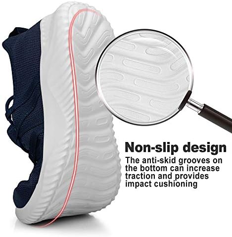 Feethit Mens Slip On Running Shoes Brindable Lightweight Fashion Slip Slip Sneakers for Men