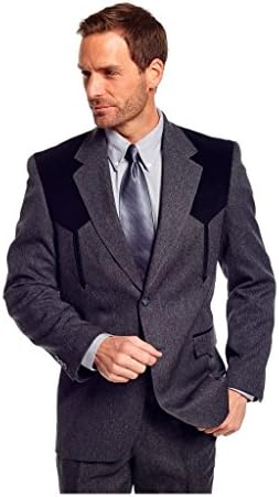 Circle S masculino de traje ocidental masculino Casaco curto, reg, alto - qrcc29 91 41