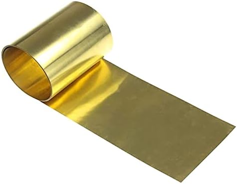 Folha de cobre de placa de latão Zhengyyuu Folha de cobre H62 Placa de bronze metal placa de papel alumínio
