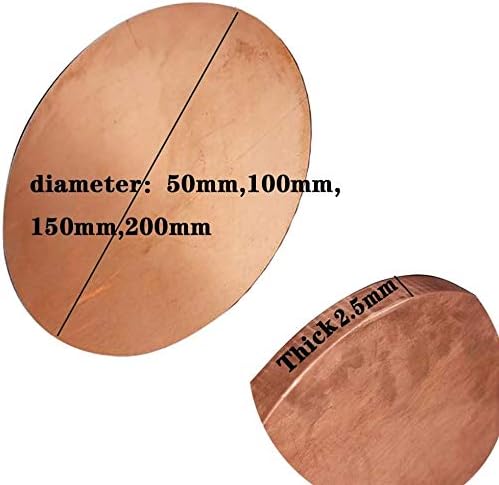 Folha de cobre de metal de Xunkuaenxuan 99,9% da placa de cobre placa de matéria -prima de matéria
