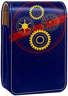 Caixa de batom Oryuekan com espelho bolsa de maquiagem portátil fofa, bolsa cosmética, equipamento de desenho