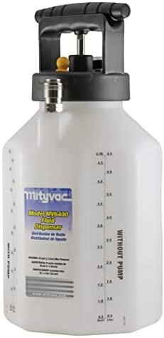 MITYVAC MV6400 Sistema de distribuição de fluidos de 1 galão para completar reservatórios de fluidos,