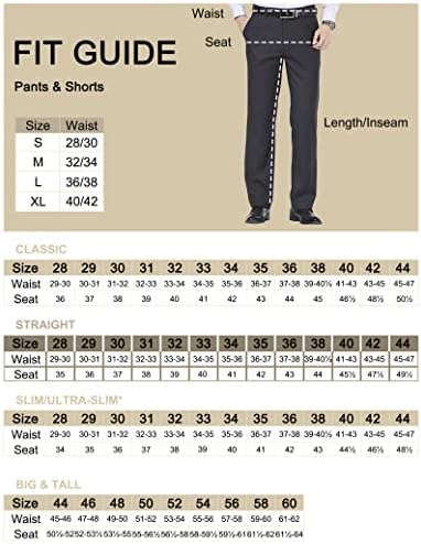 Calças de cintura expansível escondidas e aconchegantes masculinas | Textura esticada premium weave work