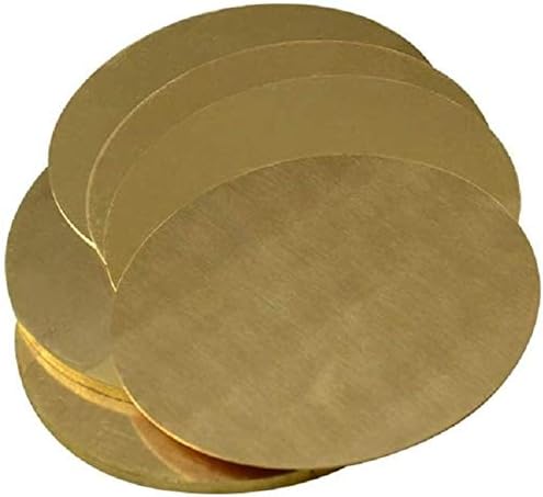 Folha de cobre de Yiwango redonda 2mm100mm Folha de metal de cobre puro, para decoração de corte e gravação
