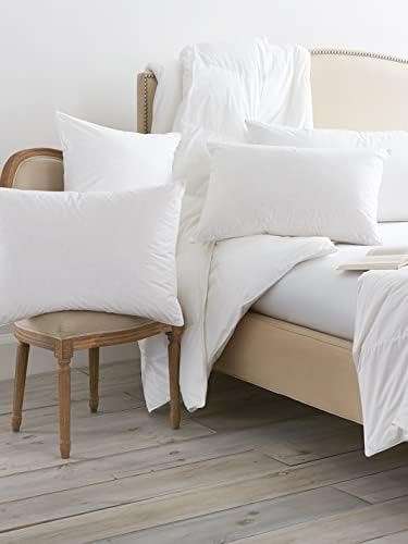 Boll & Branch Down Alternative Pillow-Luxury de algodão orgânico-Cama de cama de fibra hipoalergênica-conforto