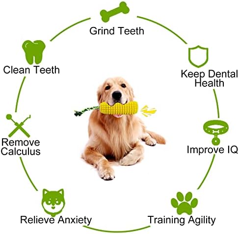Chivalral Dog Chew Toys Brinquedos de cachorro chiados para a escova de dentes de cães agressivos para