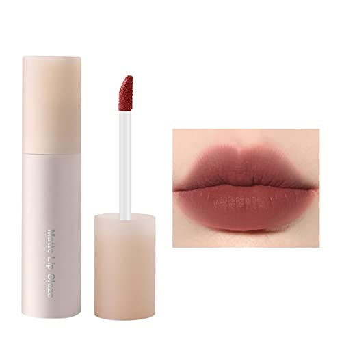 Embalagem para Lip Gloss 6 Color Powder Mist Silk Lip Salp não cai da cor White Watersperme Lip