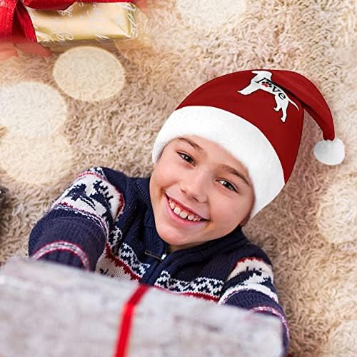 Labrador Love Dog Paw Hat Christmas Hat Soft Pray Papai Noel Cap engraçado Feard