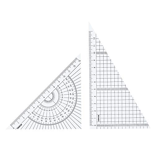 Conjunto conciso 118411 Triângulo de cor, 5,9 polegadas, transparente