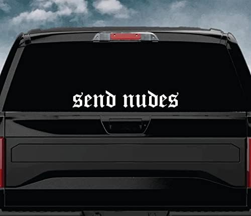 Enviar nus adesivo adesivo de vinil janela de vinil windshield letras citação de arte jdm racing