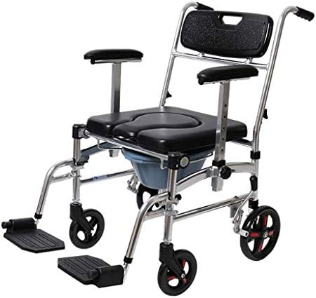 Lzlyer Shower Cadeira Baça de banheira portátil Cadeira de válvulas móveis com rodas, sobre assento