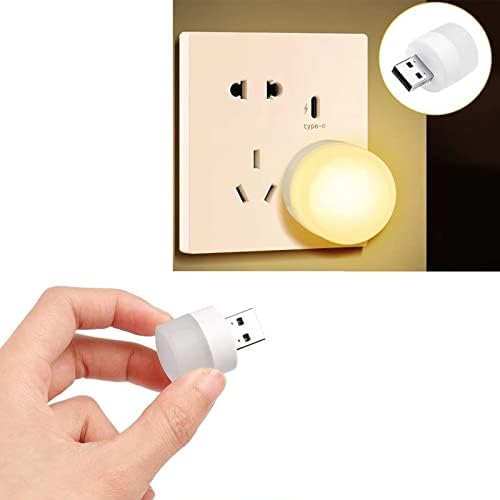 Lâmpada leve de noite led USB 24x, lâmpada de iluminação portátil para carro automático, quarto, berçário, banheiro