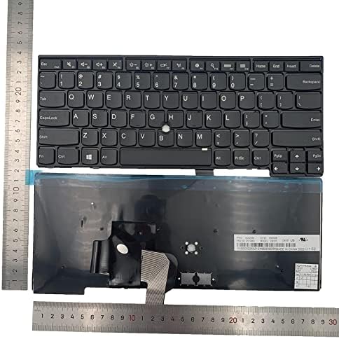 YHFSHOP Substituição do laptop Teclado do layout dos EUA para Lenovo ThinkPad T440 T440P T440S T431 E431 L440