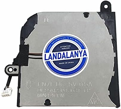 Landalanya Substituição Novo ventilador de resfriamento da CPU para Dell Latitude 5420 Laptop 0HX40M DFS5K12304363 TFN71 DC5V 0.5A FAN