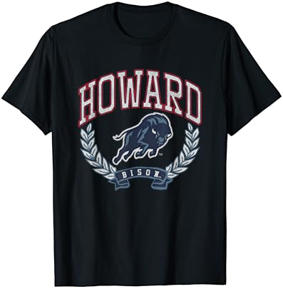 T-shirt de logotipo da Victory Vintage da Universidade Howard Bison