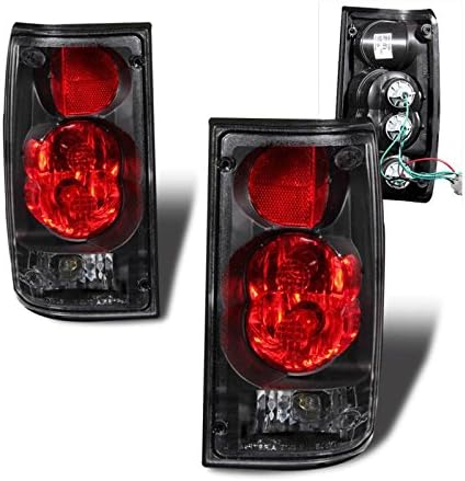 Conjunto de luzes traseiras do euro preto SPPC Conjunto para picape Toyota - inclui o motorista esquerda e o
