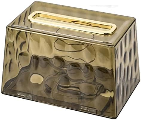 Lysldh Box de tecido transparente de papel higiênico caixa de papel higiênico Caso de cristal Caso de guardana