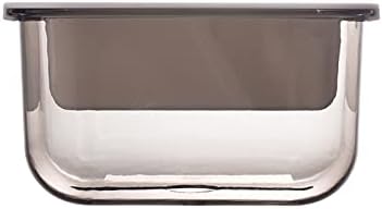 Caixa criativa da caixa de tecidos montados na parede Caixa de lenço de lenço de lenços de papel do banheiro com barra de vidro de vidro de vidro de rack de armazenamento