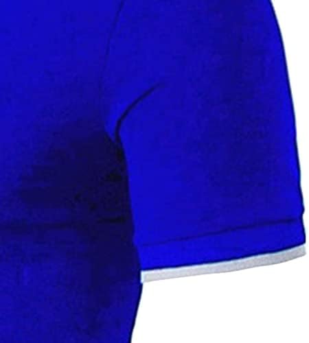 Elemento da moda masculino impressão de golfe top casual slim fit lapela de manga curta de verão algodão