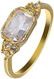 Anéis de casamento e noivado engajados jóias moda de pedra zircão para mulheres anel de jóias brilhantes