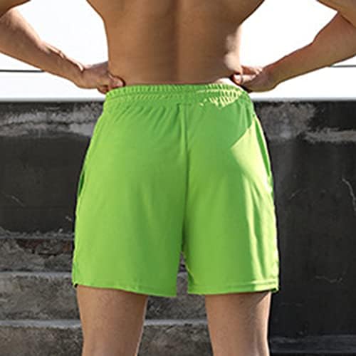 Calça de verão de jinfe tendência de cor sólida calça de moletom masculino que administra shorts