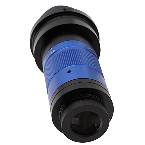 Zoom Lens KP -7056TVOP5 32X - 255x Microscópio monocular Microscópio Acessório 0.7x - 5.6x Ajuste continuamente