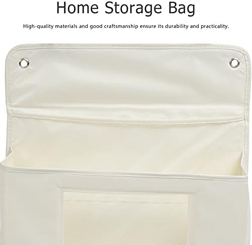 Bolsa de Homsfou sobre o saco de berçário de quarto pendurado Cosméticos de bolso de damasco Camadas