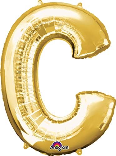 Símbolo de anagrama e balão de papelão dourado, 34