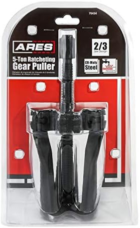 ARES 70434 - Reversível 2/3 da mandíbula Ratcheting Puller - Construção de aço moly cromado - faixa ajustável