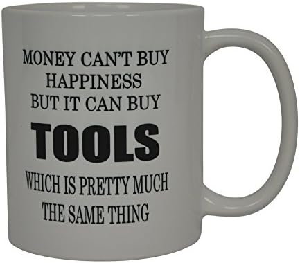 Rogue River Tactical Funnic Mechanic Coffee Caneca dinheiro não pode comprar felicidade compra