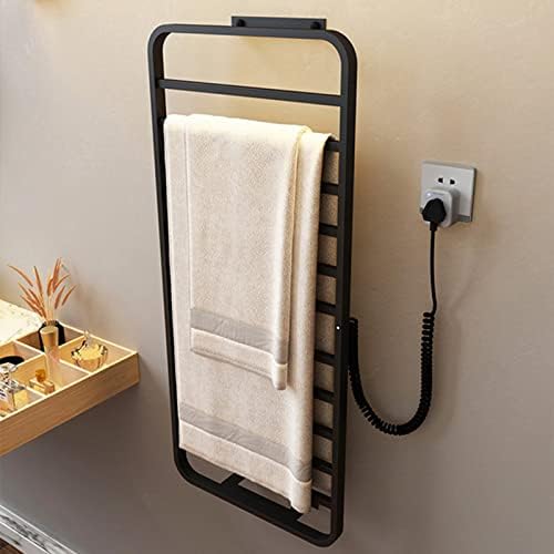Aquecimento elétrico inteligente Rack de toalha grátis Rack de pancada de banheiro doméstico Rack de secagem de