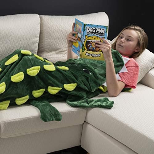 Cobertor de cauda de animal de crocodilo aconchegante para crianças macias e confortáveis ​​para crianças saco