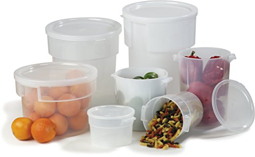 Carlisle Foodservice Products 035002 Polyetileno Bains Marie Container, capacidade de 3,5 litros, 7-3/4 OD