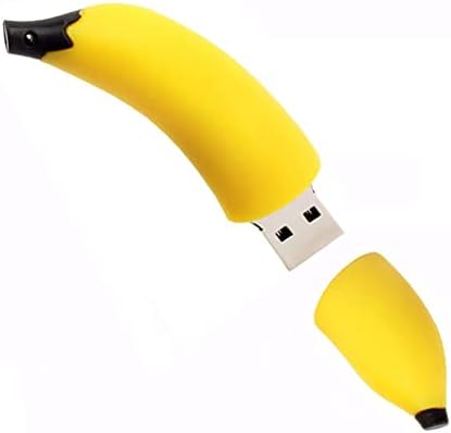 Huooqt banana usb flash drive, mini memória USB Stick Stick Reading Storage U- Disk Novelty 128GB